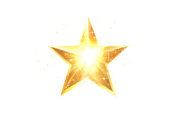 Obraz premium Golden starburst graphic