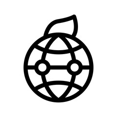 Global Energy Icon Vector Symbol Design Illustration