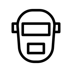 Welding Mask Icon Vector Symbol Design Illustration