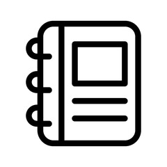 Agenda Icon Vector Symbol Design Illustration