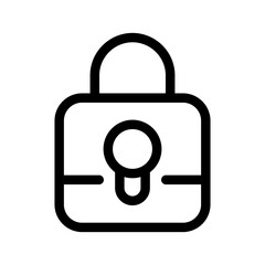 Lock Icon Vector Symbol Design Illustration