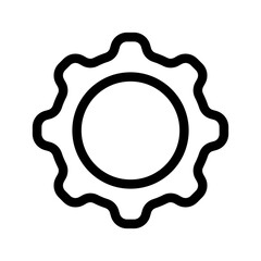 Settings Icon Vector Symbol Design Illustration