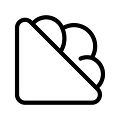 Sandwich Icon Vector Symbol Design Illustration