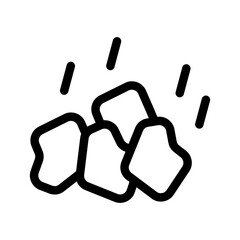 Charcoal Grill Icon Vector Symbol Design Illustration