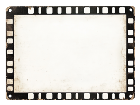 Vintage film strip frame