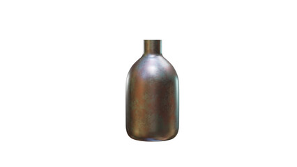 metal vase 3D rendering