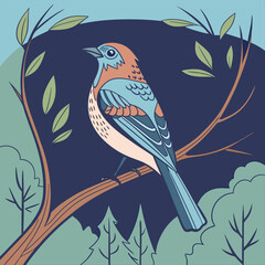 bird cartoon vector