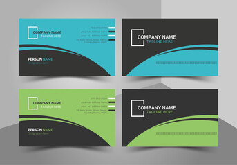 Double-sided creative business card template. modern creative business card and name card simple clean template vector design
Futuristic business card design. and 2 different colours,