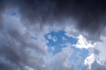 Nubes de tormenta en verano