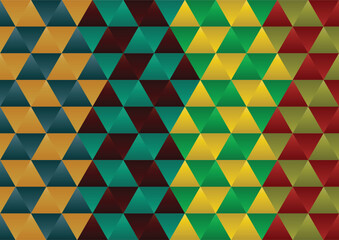 Colorful Geometric Triangle Pattern Background – Abstract Vector Design