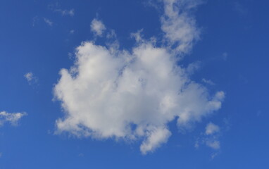 blue sky with clouds