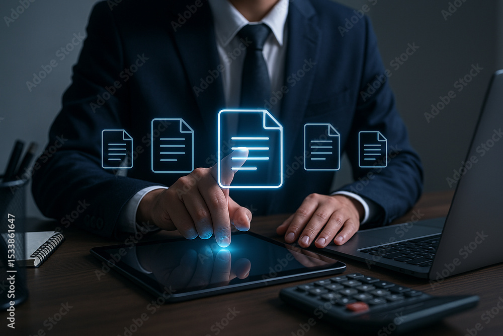 Poster document management system dms software automation digital transformation business technology soluti