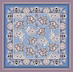 seamless pattern with paisley