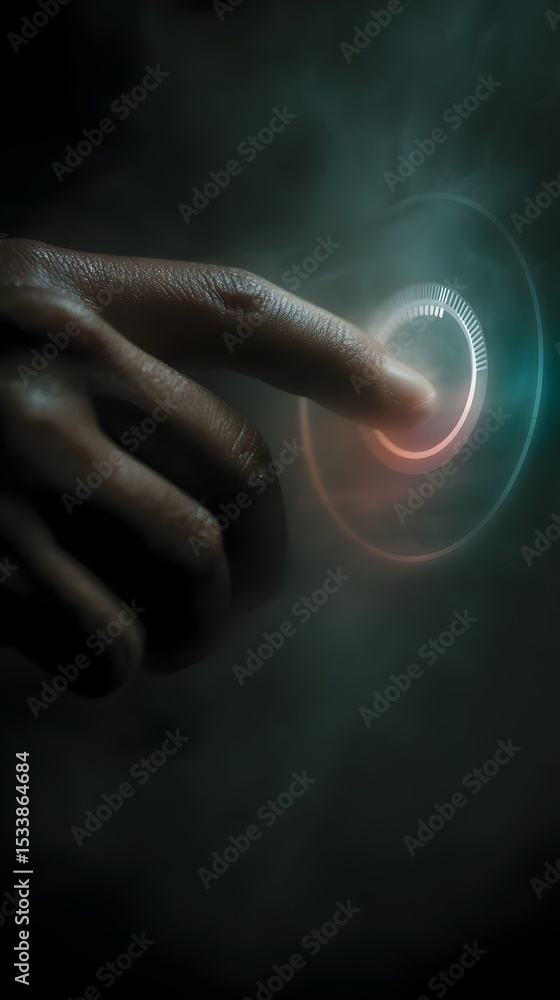 Poster translucent ring interface for temperature control range