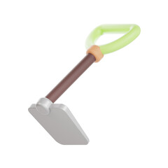 Garden Hoe 3D Icon