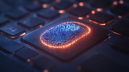 Digital Fingerprint with Keyboard, and Security.