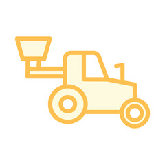 Seed Drill duotone line icon , vector, pixel perfect, illustrator file  
