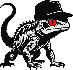 Kadal Perkotaan, Reptil Bermata Merah yang Keren dan Bersikap