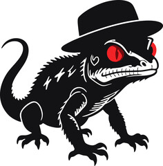 Kadal Perkotaan, Reptil Bermata Merah yang Keren dan Bersikap