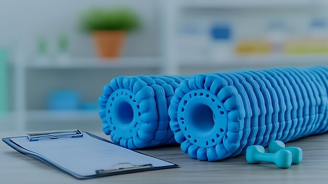 Fitness plan foam rollers weights. - Powered by Adobe