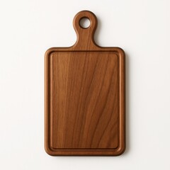 Fototapeta premium Elegant Wooden Cutting Board with Smooth Finish
