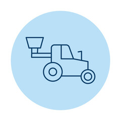 Seed Drill vector, pixel perfect, illustrator file 
