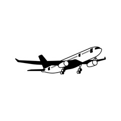 vector illustration of airplane