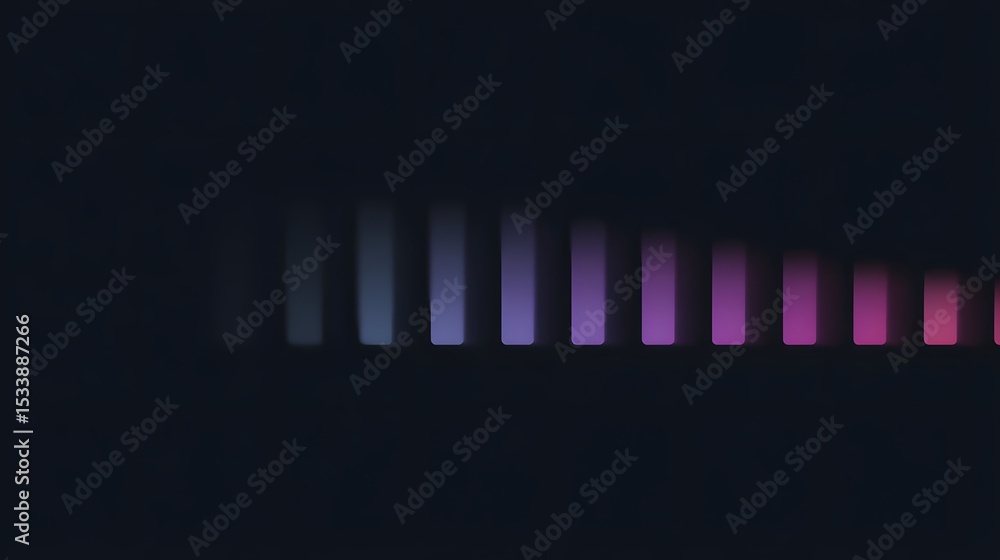 Poster hovering stripe ui filling from left to right