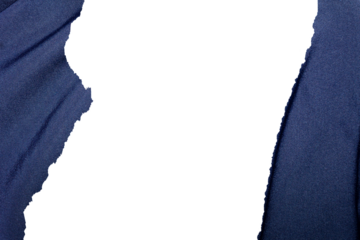 High-Resolution Texture Frames of Wrinkled Blue Fabric with Grunge and Torn Elements. Ideal for Use as a Distressed Background, Textile Detail, or Abstract Design Layer in Creative Projects