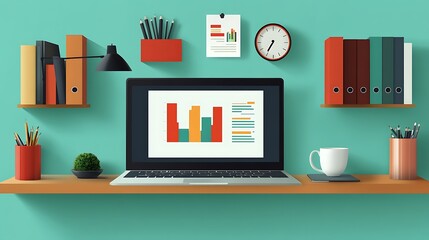 Modern Workplace Desk Setup.