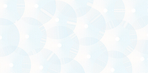 Seamless geometric spiral pattern and abstract circle wave lines overlapping pattern isolated. Design technology or modern concept. Ornament overlapping background. Colorful element line pattern.