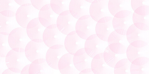 Seamless geometric spiral pattern and abstract circle wave lines overlapping pattern isolated. Design technology or modern concept. Ornament overlapping background. Colorful element line pattern.