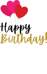 Happy birthday text effect wish