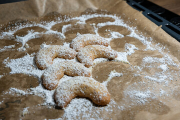 Freshly Baked Cookies on a Tray