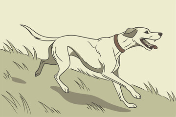 Canine Motion: Running Dog Shadows