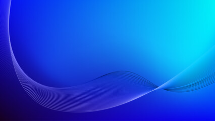 abstract blue wave background