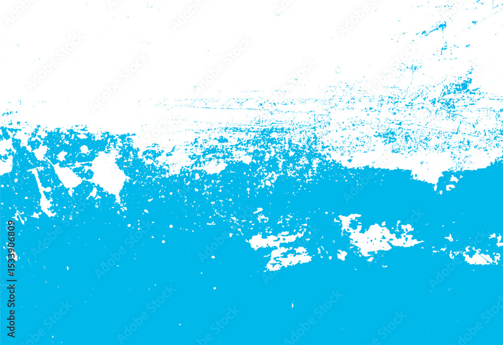 Poster abstract blue and white distressed grunge background with brushstroke texture and rough edges suitab