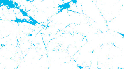 Obraz premium Abstract blue paint splatters and line patterns over a white background creating a modern grungy design for various creative applications.