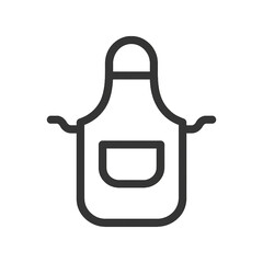 Obraz premium Apron for hairdresser icon