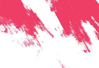 Abstract pink paint brush stroke background on white textured surface for creative design and modern art concepts