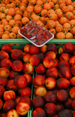 Fruit shop in a Spanish neighborhood