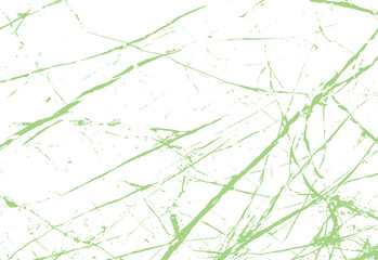 Textured green scratch marks abstract design against a clean white background perfect for graphic overlays and backgrounds