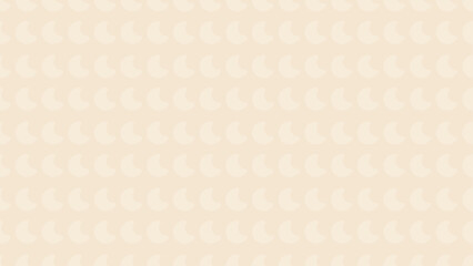 ライン上に月が並んだかわいい黄色の背景壁紙、アスペクト比16：9