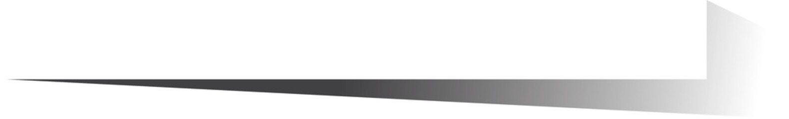 White paper rectangle and shadow, tag, banner