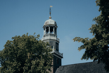 Tsjerke oan it Dok – Lemster toer, Kirche in Lemmer, Friesland, Niederlande