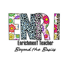 Colorful Name Design with Flowers and Leopard Print