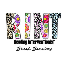 Colorful RINT Design with Leopard Print and Flowers