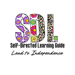 Colorful Sdl Design with Flowers and Leopard Print