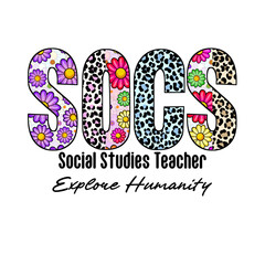 Colorful Socks Design with Flowers and Leopard Print