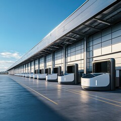 Autonomous Delivery Robots at Modern Warehouse